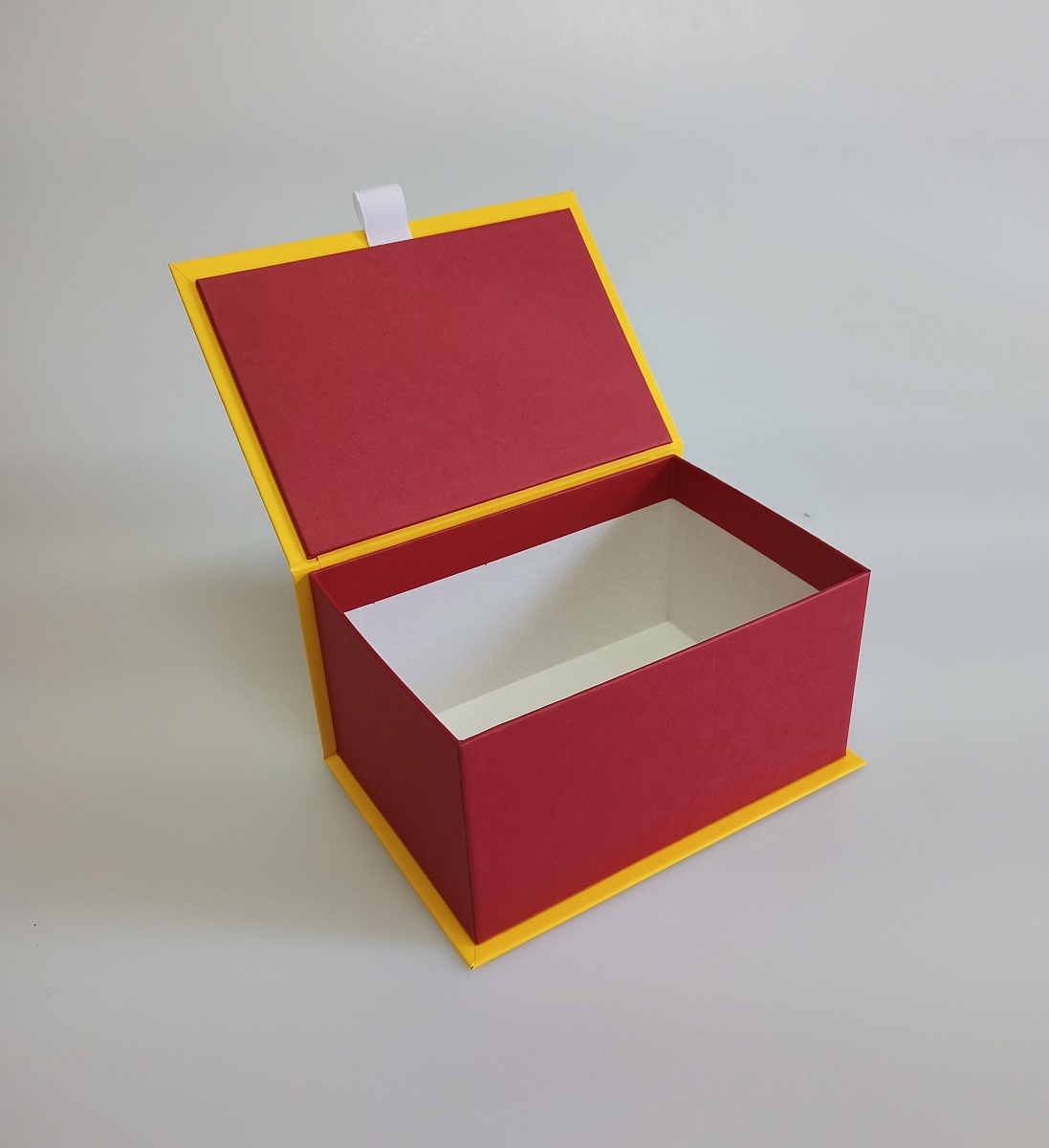 Коробка-книжка для хранения, 18.6 x 12.8 x 9.6 см.  "Мандалы", желтый, красный