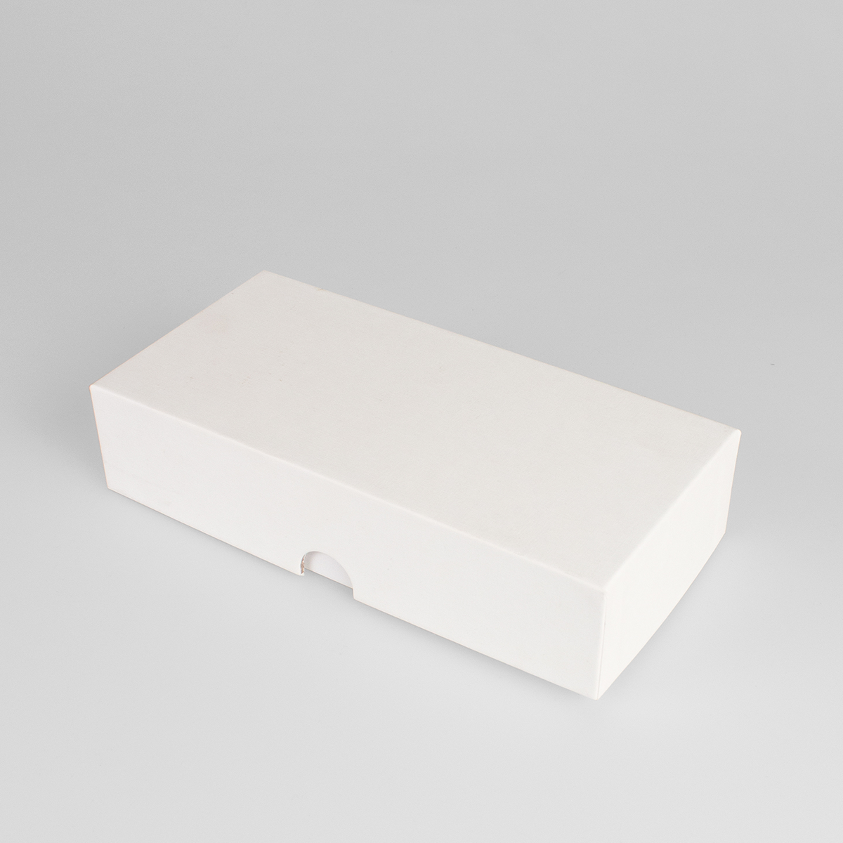 Подарочная коробка крышка-дно, 21.5 x 10.5 x 5 см. "Радуга", белый