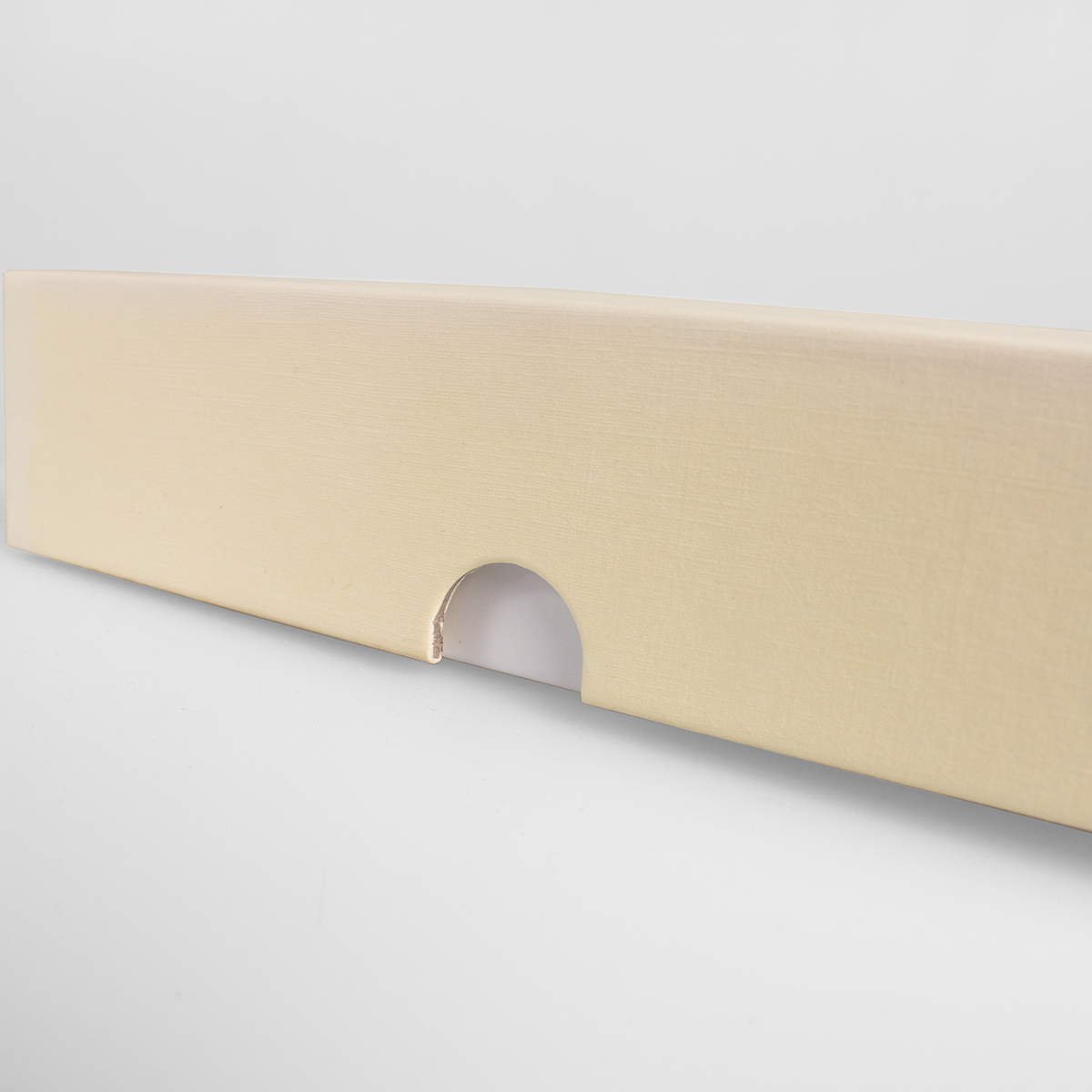 Подарочная коробка крышка-дно, 21.5 x 10.5 x 5 см. "Радуга", бежевый, белый