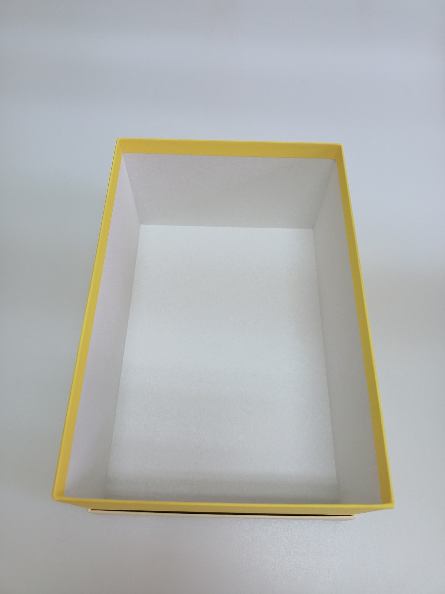 Набор прямоугольных подарочных коробок 10 в 1, 12.9 x 7.4 x 4.5 - 31.4 x 20.9 x 13.5 см. "Радуга", бежевый, желтый
