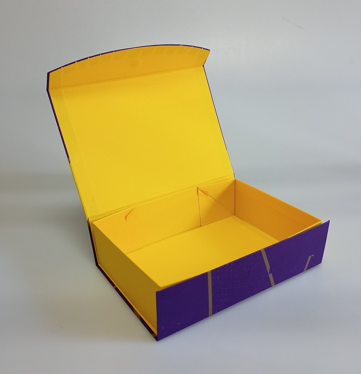 Подарочная коробка-трансформер,  27 x 19.5 x 7.5 см.  "Эйфория", фиолетовый